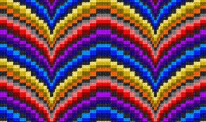 Bargello flerfärg