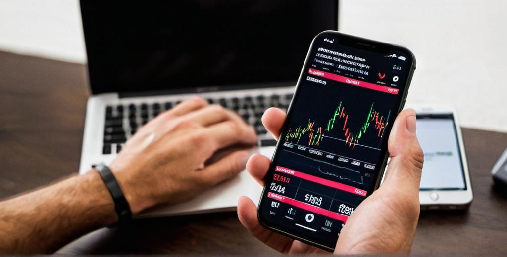 trading on phone